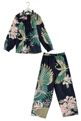 NEW SEASON - One Hundred Stars - Poplin Pyjama Set - Crane Emerald - 2066