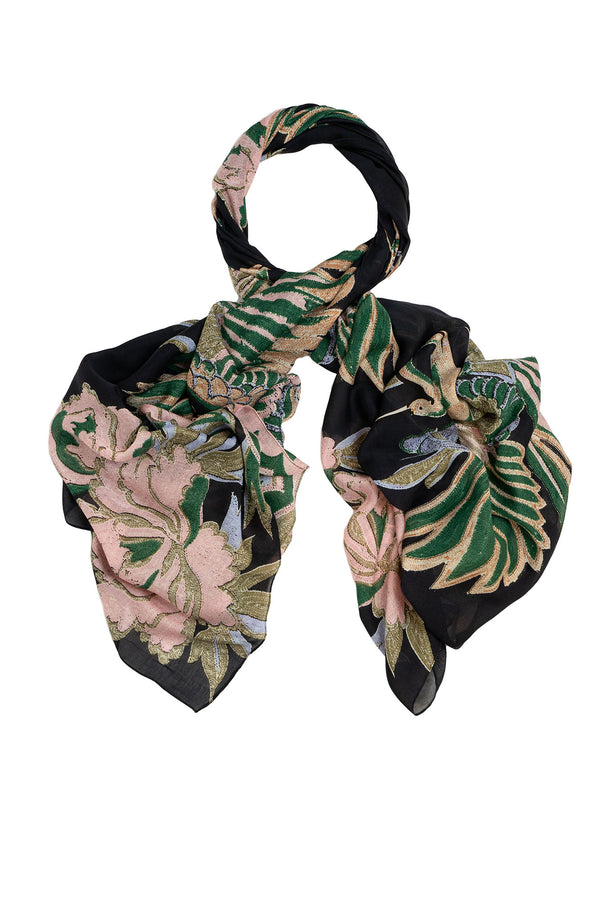 NEW SEASON - One Hundred Stars - Scarf - Crane Emerald - 2085