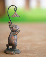 Set of 3 Bronze Effect Fairy Mice