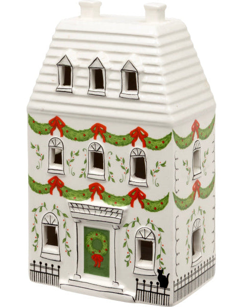 Garland House A - LED Light Up Ceramic House