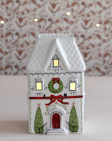 Garland House C - LED Light Up Ceramic House