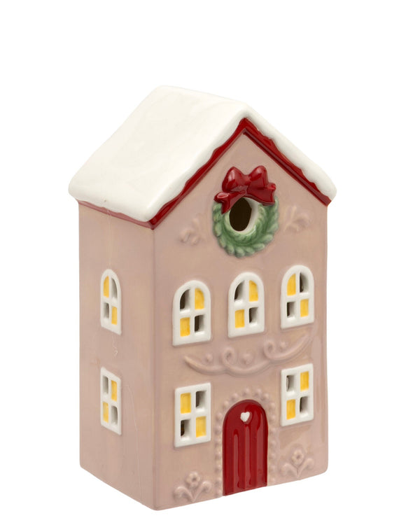 Juniper Cottage - LED Light Up Ceramic House