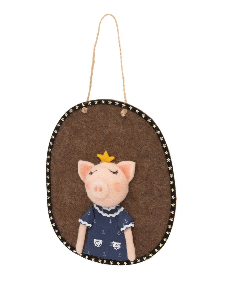 Felt Friends - Priscilla Felt Wall Plaque