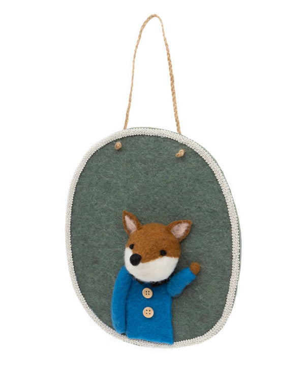 Felt Friends - Freddy Felt Wall Plaque