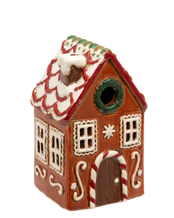 Gingerbread House - Ceramic Candle Holder