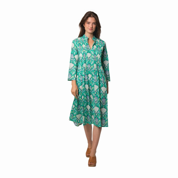 Zen Ethic - Marie Dress - Senga Green - 1498