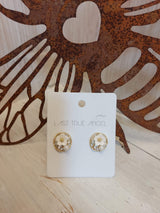 Last True Angel Flower Earrings - LE046G