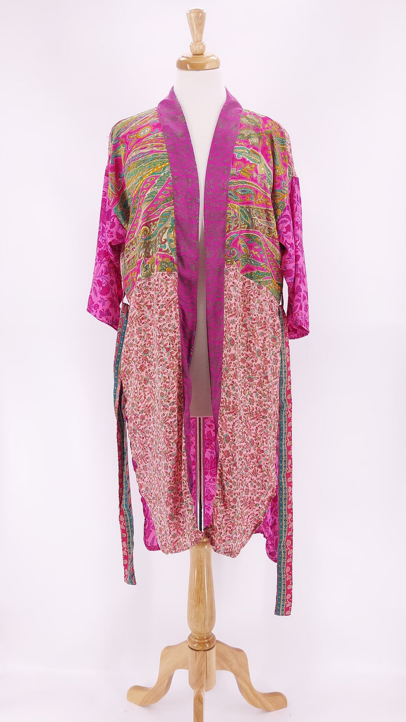 Gabrielle Parker - Belted Kimono Jacket - Mixed - 794